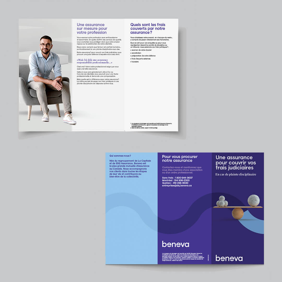 Brochure Beneva sur les assurances.