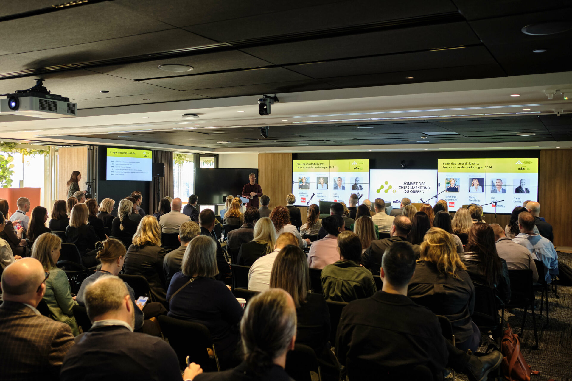 Full house at the Sommet des chefs du marketing.
