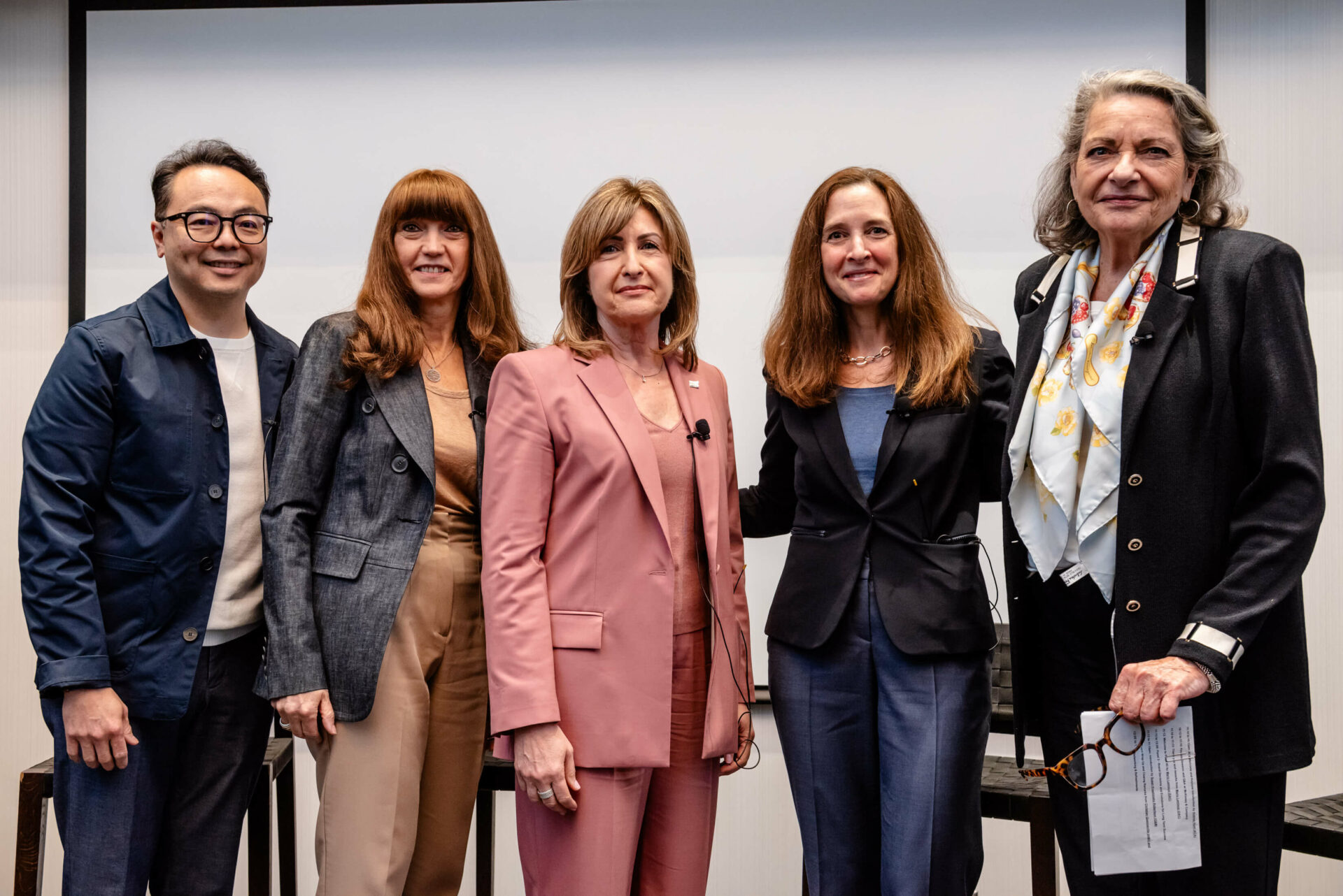 Group photo of David Lui, Anna Martini, Vanda Provato, Simone Lumsden and Diane J. Brisebois.